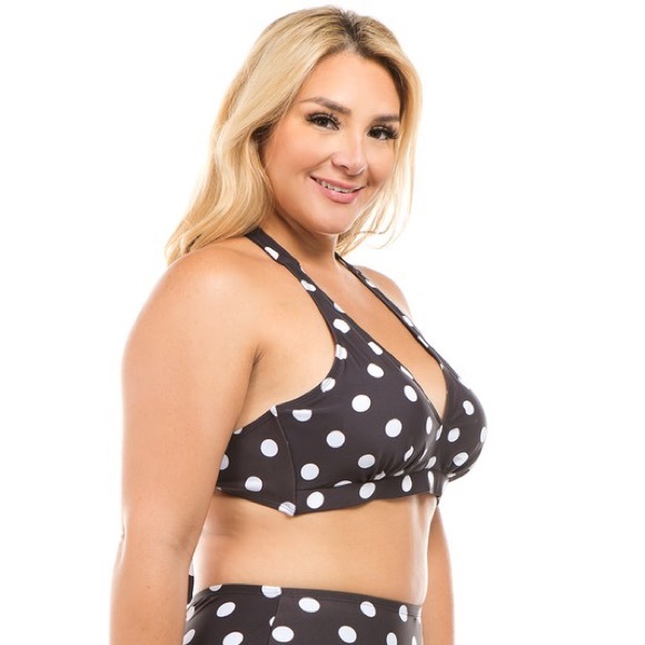 ✨Last 1✨Plus Classic Polka Dot Swimsuit - Picture 3 of 4